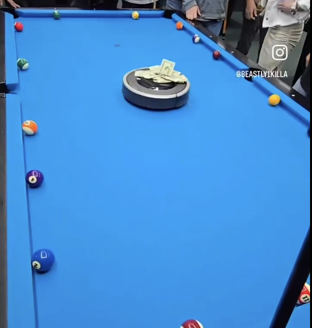 Silly Saturday – Roomba Pool